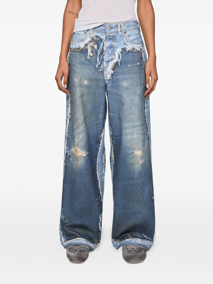 Acne Studios Jeans - Blue and green | 436092608e98e0fda5ef49425a21aee3b2ea1047