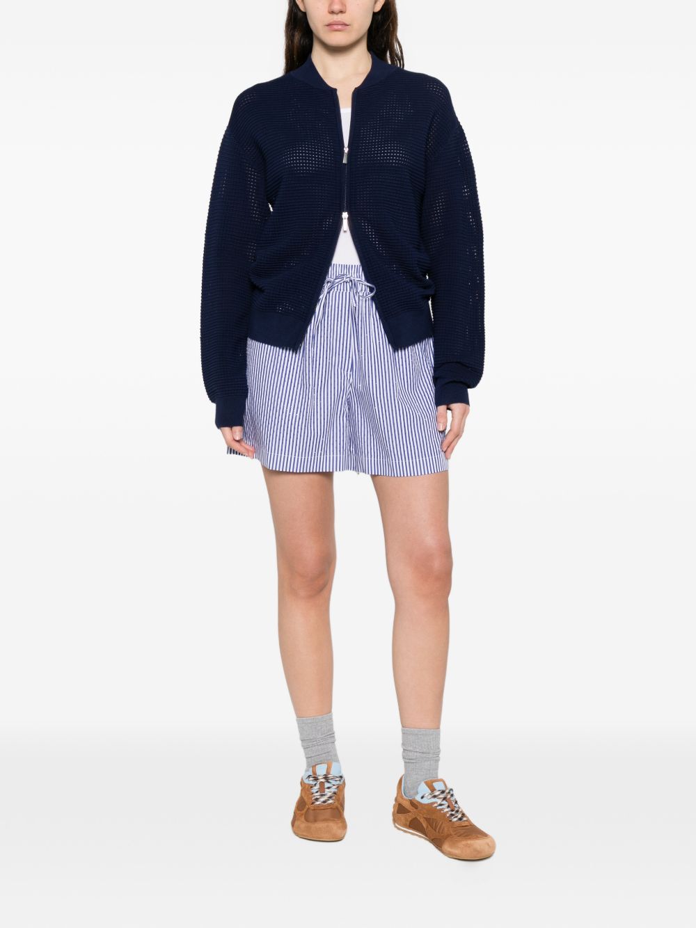 Parosh Shorts - Blue and green | 9215d0f9f49fa4d4c9372d20717bc7552e266eea