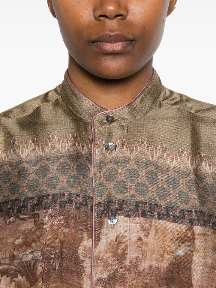 Pierre Louis Mascia Shirts - Blu e verdi | cbef164952f7aee21ab13a42ca87edbe9647c756