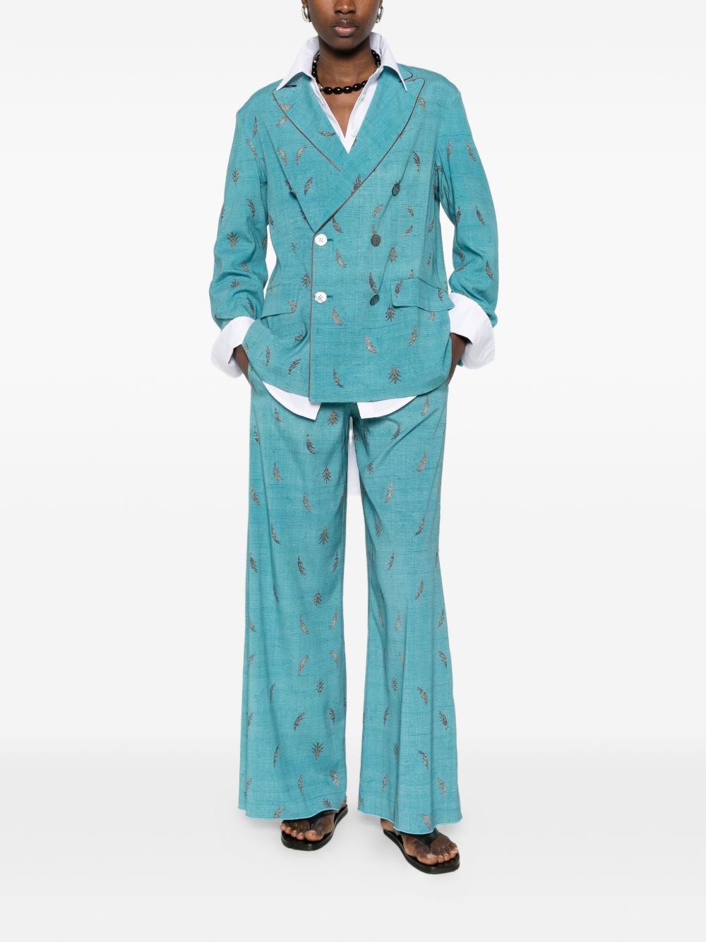Pierre Louis Mascia Trousers - BLUE | 01cbf43719ca7bf82f6a59996c28ea7ab1a76b55