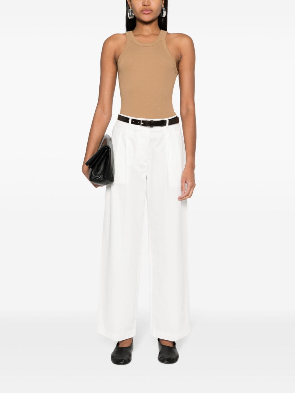 Toteme Main Trousers - WHITE | 7c50c1a9240563f79e200ca6a0e6482e925a78bb