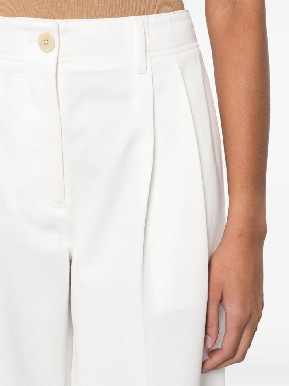 Toteme Main Trousers - WHITE | f5da2980d2e53947c9b6dabdafb8d9b92b8f8544