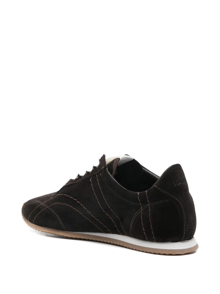 Toteme Main Sneakers - BROWN | 333711585ad0467a3f8334aea2f956d24405649d