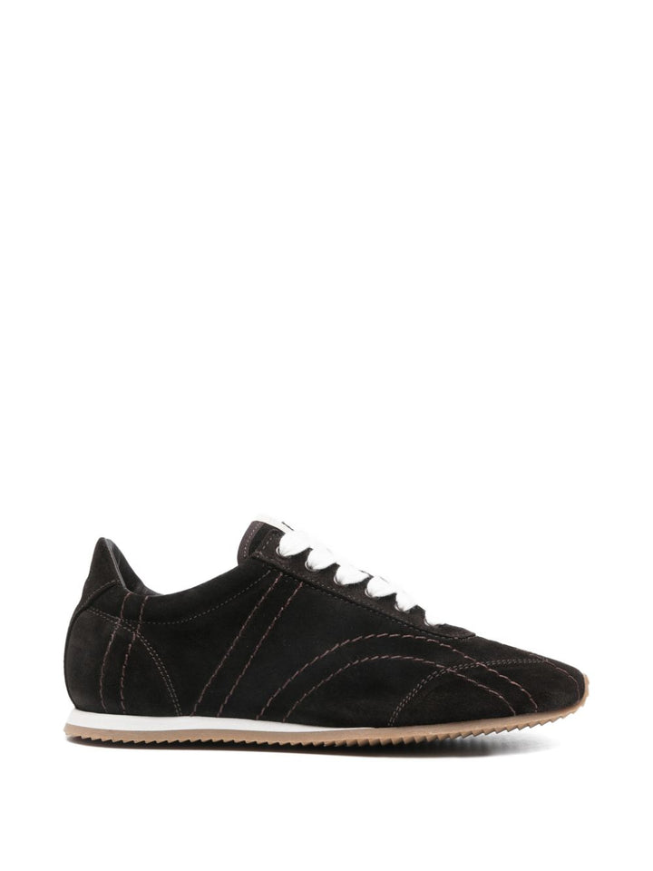 Toteme Main Sneakers - BROWN | f465d4fc056156c6168e5c378de4c9e6eea280f5