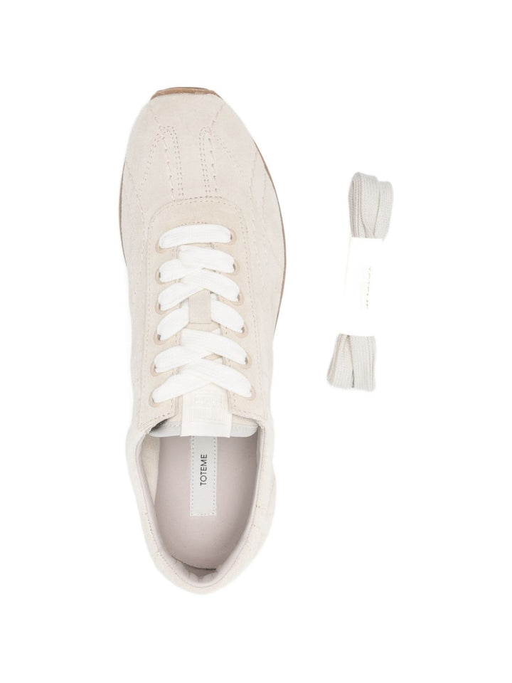Toteme Main Sneakers - BEIGE | 8bb826fda74a1823d5bcc04b74340a299f9e1f77