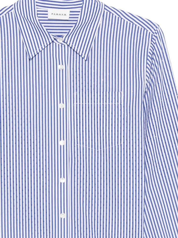Parosh Shirts - Blue and green | 1fb96fdaa9300f0876cb16927336543eaa00f55d