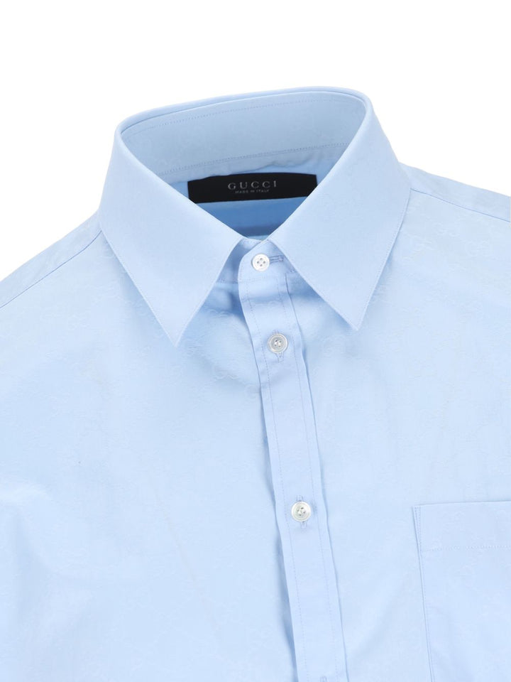 Gucci Shirts - Blu e verdi | 43875ab3ae8ef16dcfdf0c0d04f8af14b51bf8b6