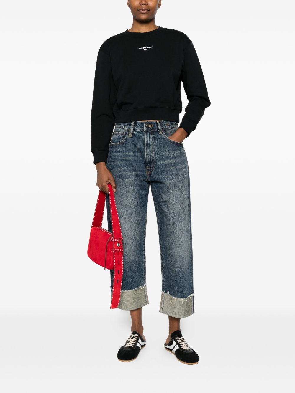 Maison Kitsune' Sweaters - BLACK | 09d6e4456c055706ee8f2cb4f7e9853b42e98ebf