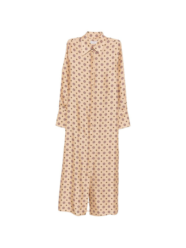 Silk Chemisier Dress