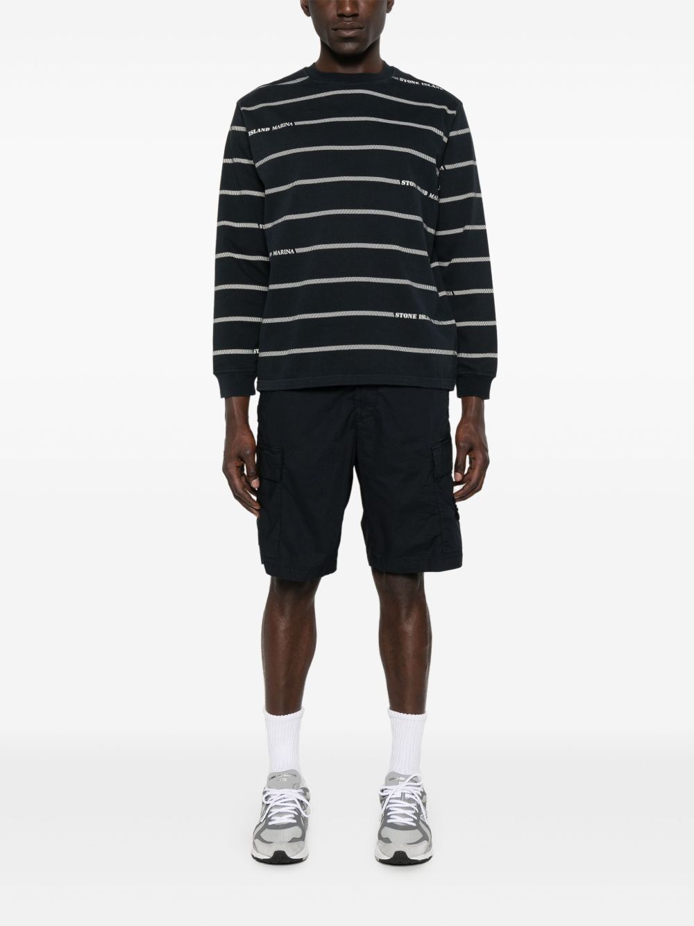 Stone Island Shorts - Blue and green | e5a5cc0ed0960145e48997607e36ab6cf99322e7