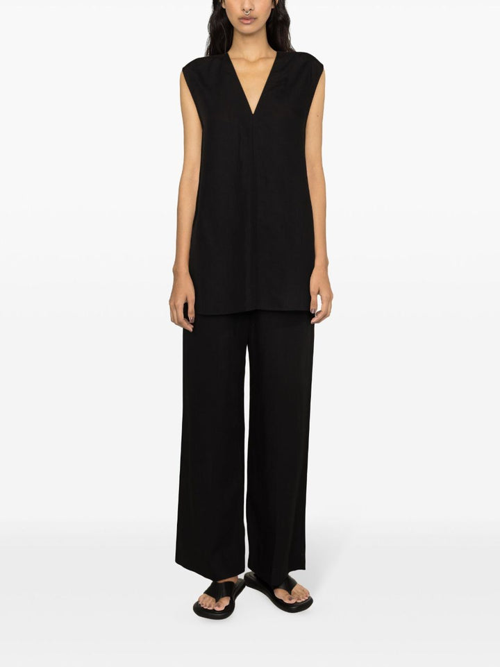 Toteme Main Trousers - Neri e Grigi | a3c641358b37f3903e2681a4ebc77df6f492afb4