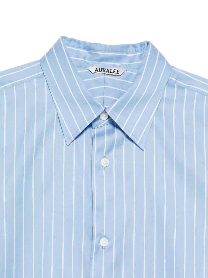 Auralee Shirts - Blue and green | 1734f3084e3ace05c2557c719f512aa775d610ed