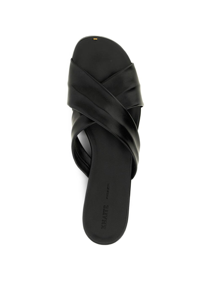 Khaite Sandals - BLACK | fcf7f0f0ba893d539ef9c650b9f38f0aba122b8d