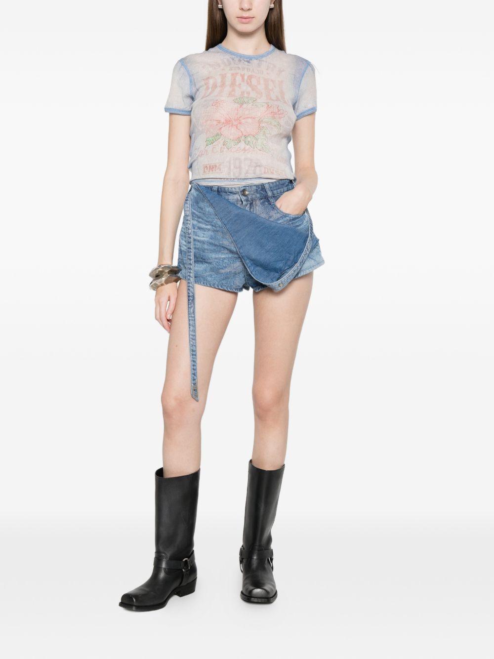Diesel Shorts - Blue and green | 95894fa18de04a4c252a6fdbf2e4554cf927a1a3