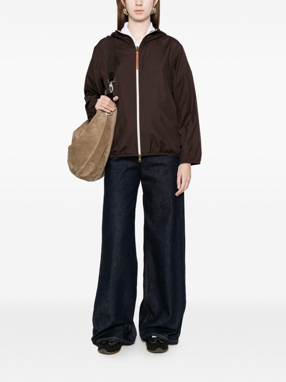 Moncler Coats - Marrone | 55f737ddd911e733c851137c61a11e8b976642b5