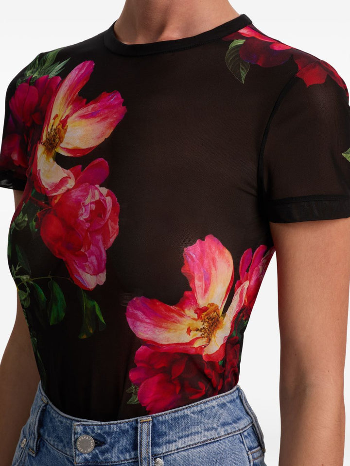 Alice + Olivia Top - Blacks and greys | fa27853f1d46ccbf62aacf83a99bf5c044c2a74b