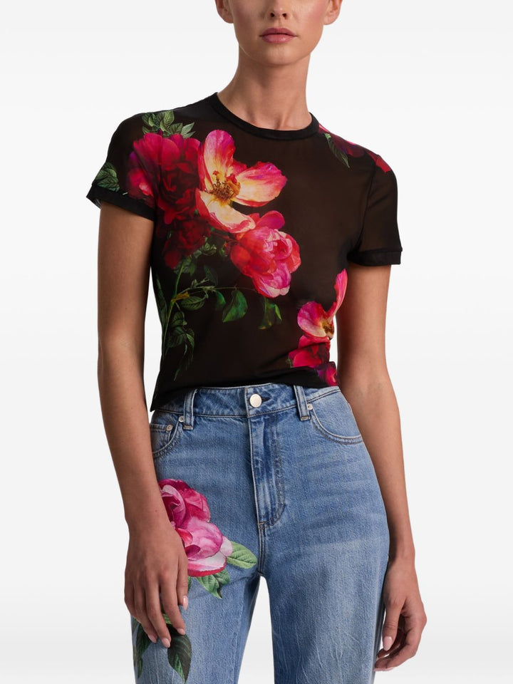 Alice + Olivia Top - Blacks and greys | fb1caea6f0c0efec6e4a3d5987e53698027baa33