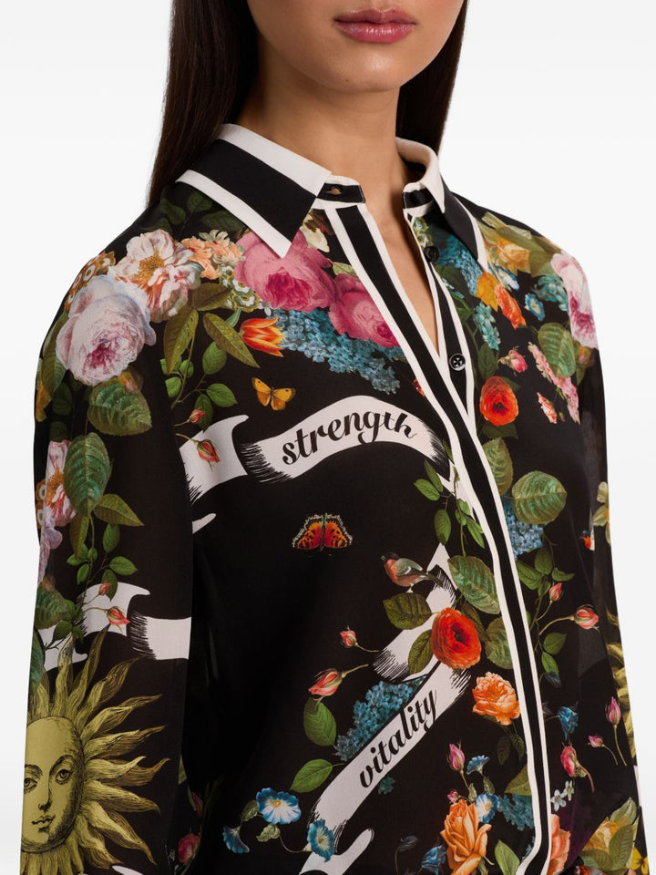 Alice + Olivia Shirts - Blacks and greys | b0e46a33e5671e40d9133705fb7a9ea2a260b9de