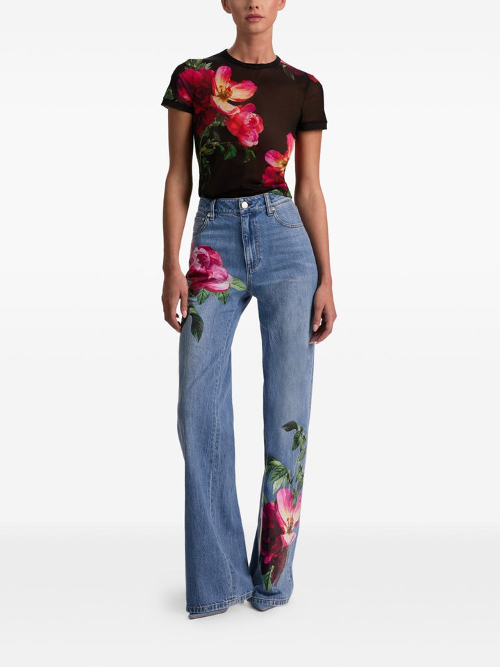 Alice + Olivia Jeans - Blue and green | c1559599bb4f4ed239835d1bad6da5e064a0eb7d