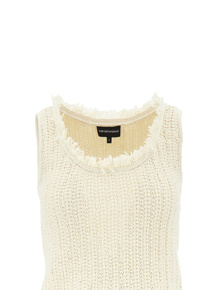 Emporio Armani Top - BEIGE | 4782364d2b4024e5fc0c1d261caea40d9d71776d