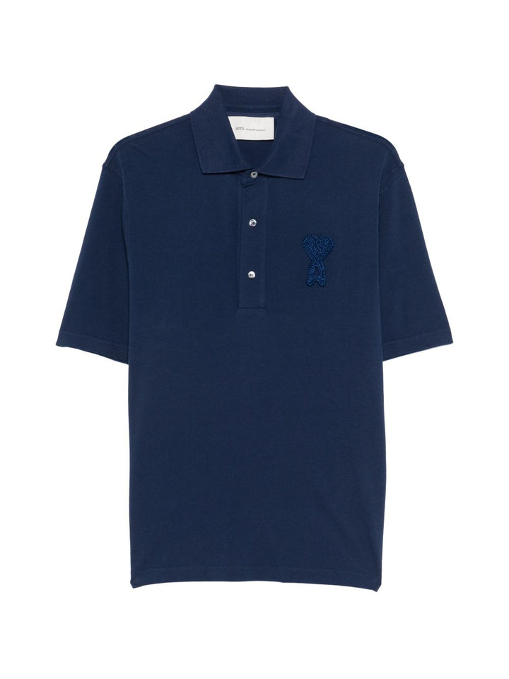 Ami Paris T-shirts and Polos - BLUE | 2354da2a2e9977f6140af5556421b3ab5549f1b9