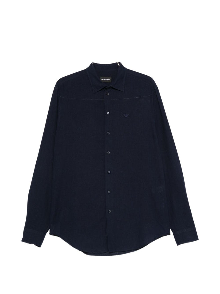 Emporio Armani Shirts - Blu e verdi | 3486100fd11ddf29b987c6040718e2152007fe4f