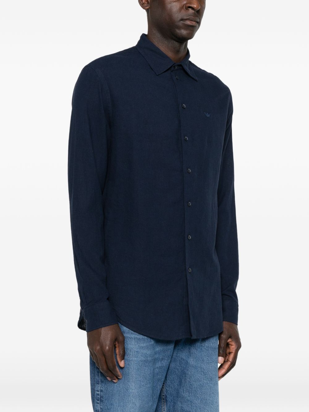 Emporio Armani Shirts - Blu e verdi | 40cecc2c528f43e1ad813dbe622fb9815df9f1d3