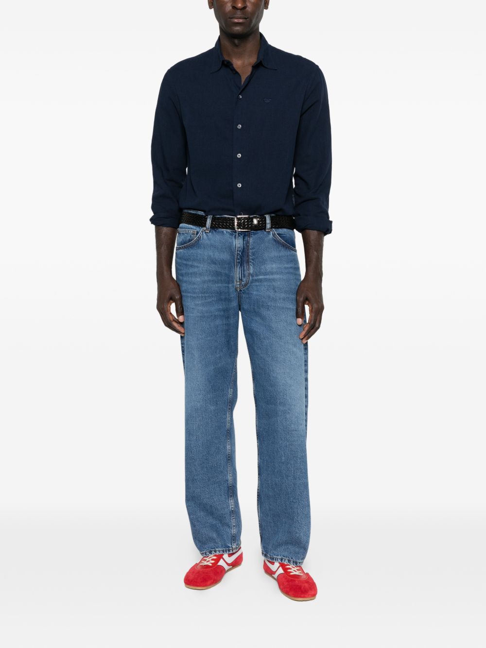 Emporio Armani Shirts - Blu e verdi | 5da0426d6ec8ffba8b76ea8b011c968eba66938b