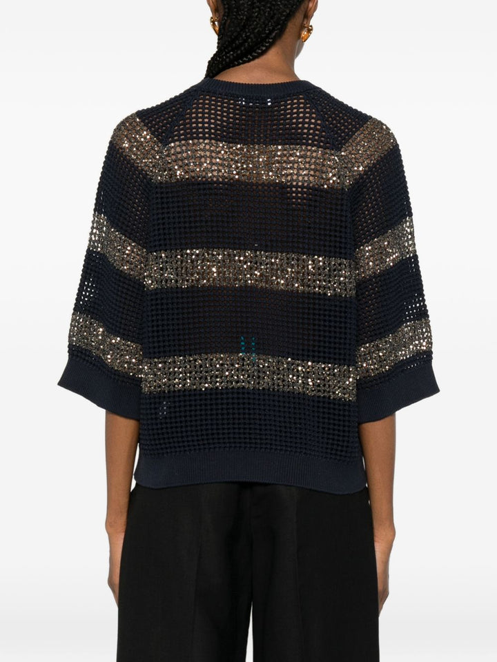 Brunello Cucinelli Sweaters - Blue and green | 413e6e75d64a2c0b016a019559961cae7bffd421