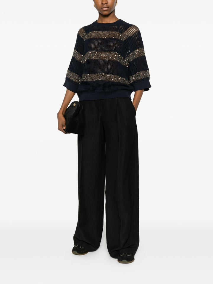 Brunello Cucinelli Sweaters - Blue and green | 875e6ae5c28f635476745058076068fb44cbd660