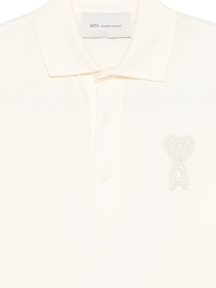 Ami Paris T-shirts and Polos - Light and natural | 3589d523a544c07d698eb0d737a9ec1eb3621e17