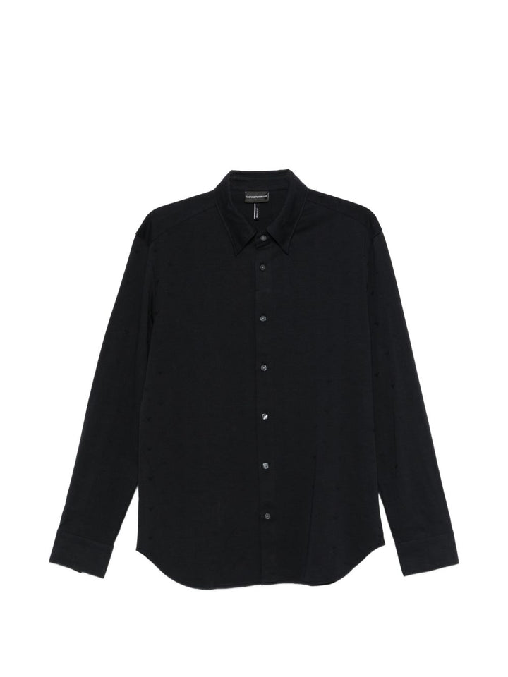 Emporio Armani Shirts - BLUE | 5c3868b7e06ce1479745b446eaf535ebc922091a