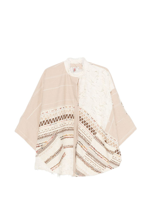 Cotton Blend Caban Coat