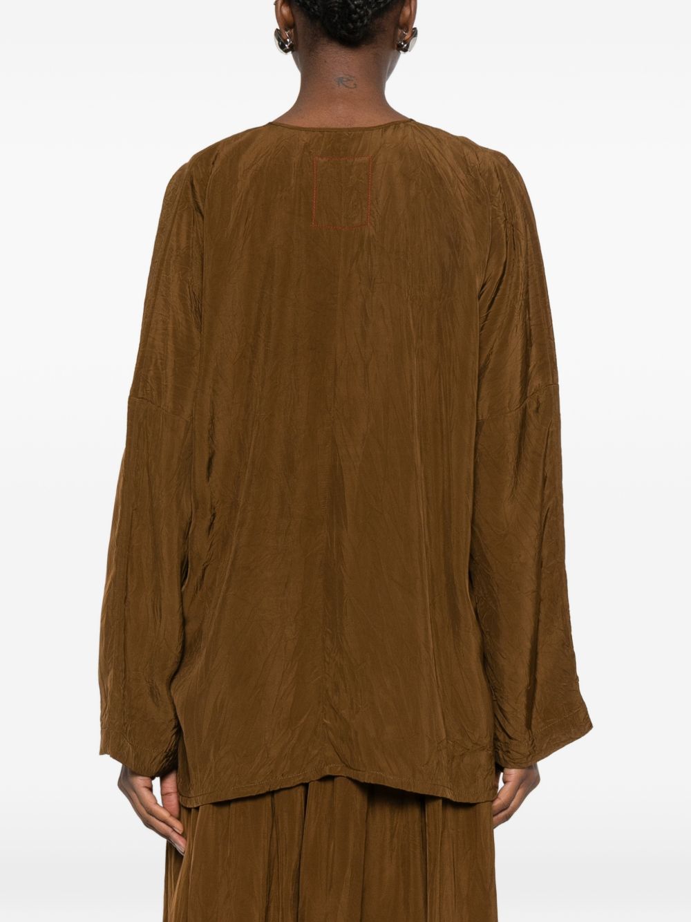 Uma Wang Top - Marrone | 79512a1ce55249b94c588fd648dd2af8f0030e09