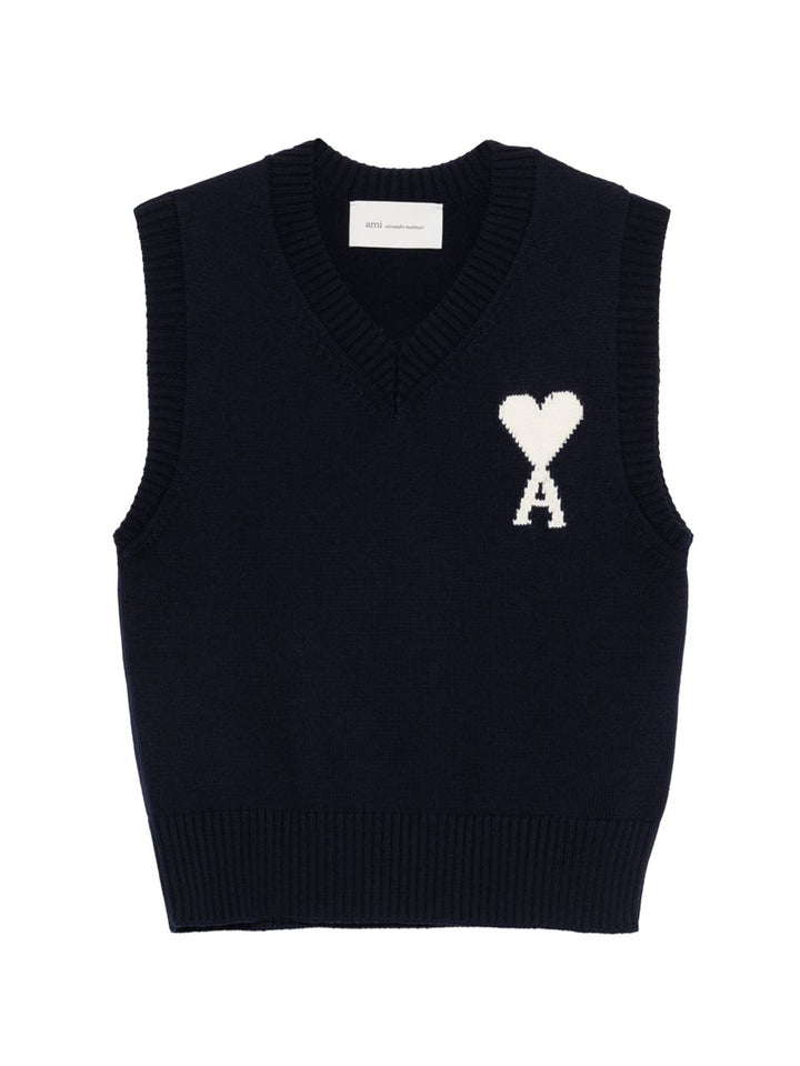 Ami Paris Sweaters - Blue and green | cd13c3b7a4779f58d654d8f3bbd7e125e34a43ed