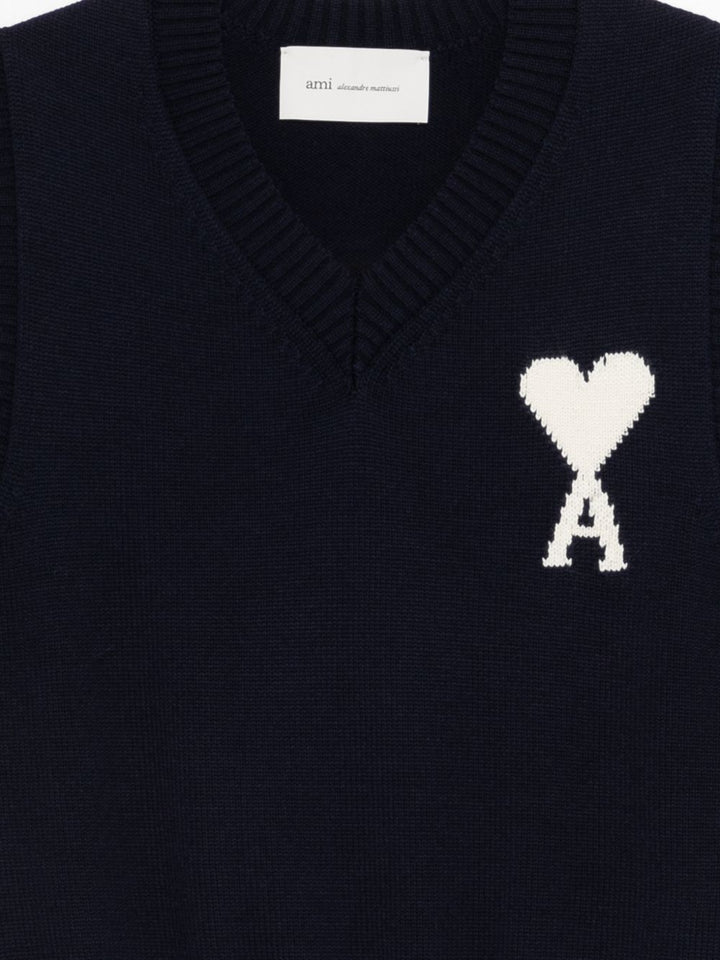 Ami Paris Sweaters - Blue and green | ff159857b46b48b3442b0dfc1910c3bc16e4e384