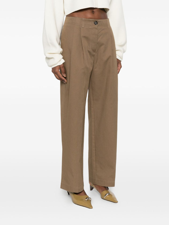 Toteme Main Trousers - MARRONE | 6f0b8bffd7cf1a311476d1a994fd78bfb7111eb5