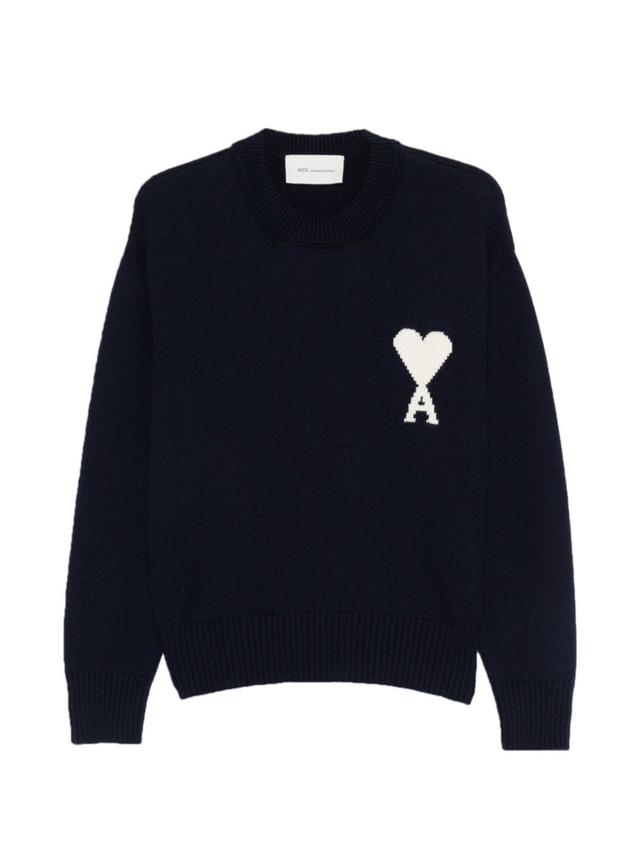 Ami Paris Sweaters - Blue and green | a4944fbe96197bed271723522903f805414d0f08