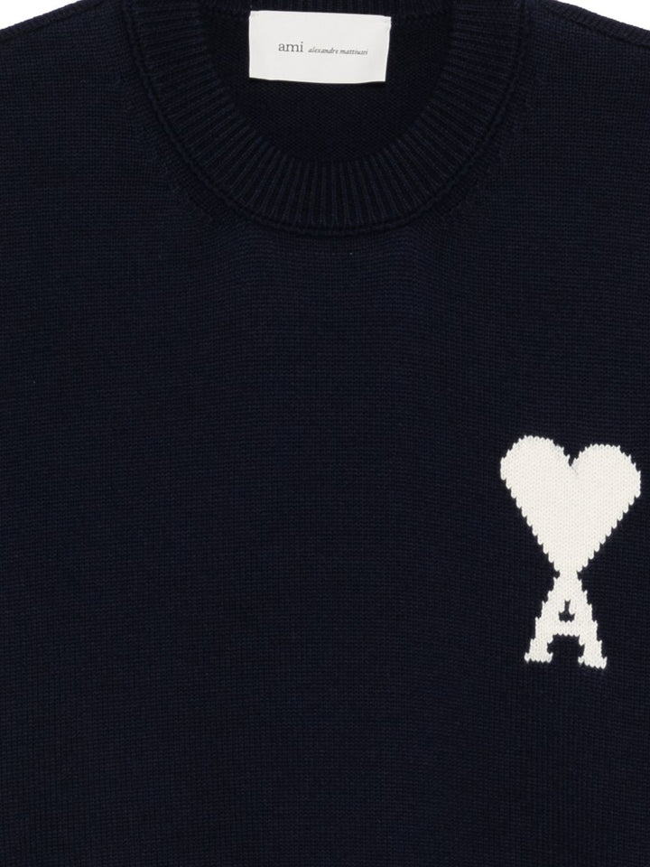 Ami Paris Sweaters - Blue and green | 4695b7658becc16a96358a88cbb88dddca0fd39e