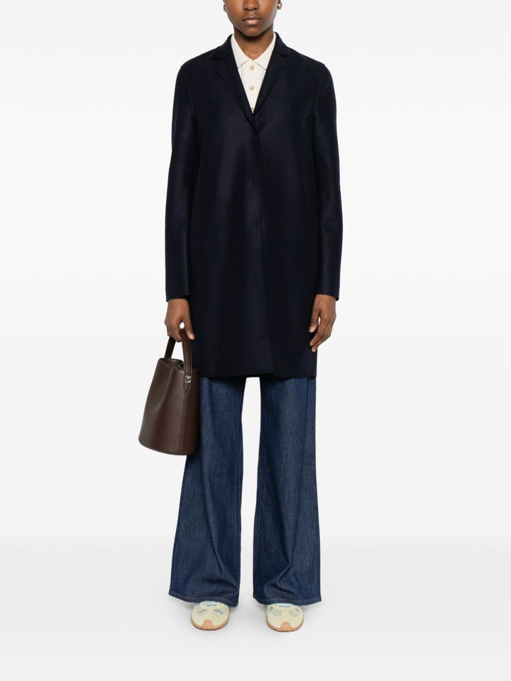 Harris Wharf London Coats - Blue and green | cf390e3f4a7658318fc453bdf05a7abb0ae98059