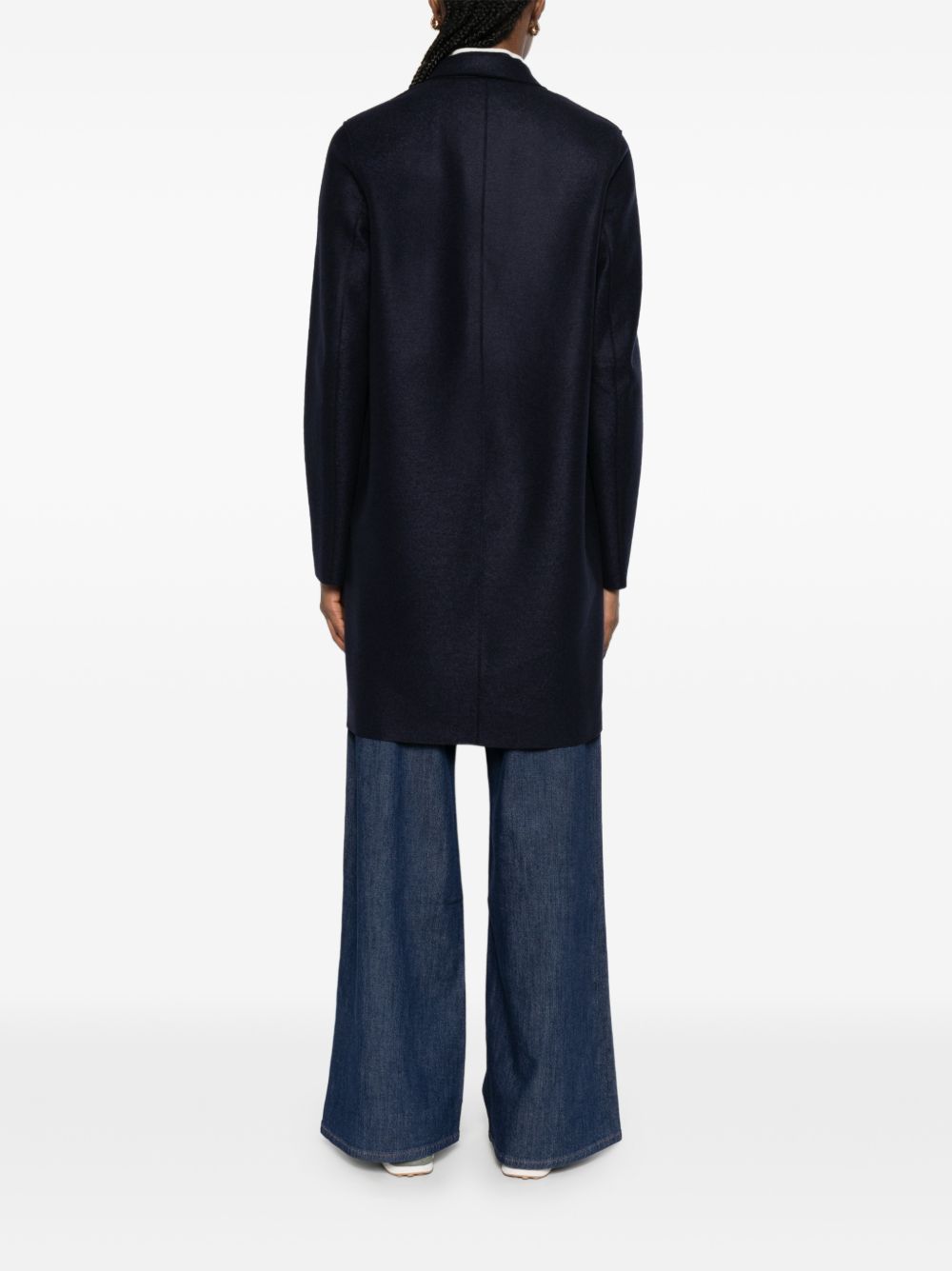 Harris Wharf London Coats - Blue and green | bd440c44f76ce107e969f81332e508a7aa297704