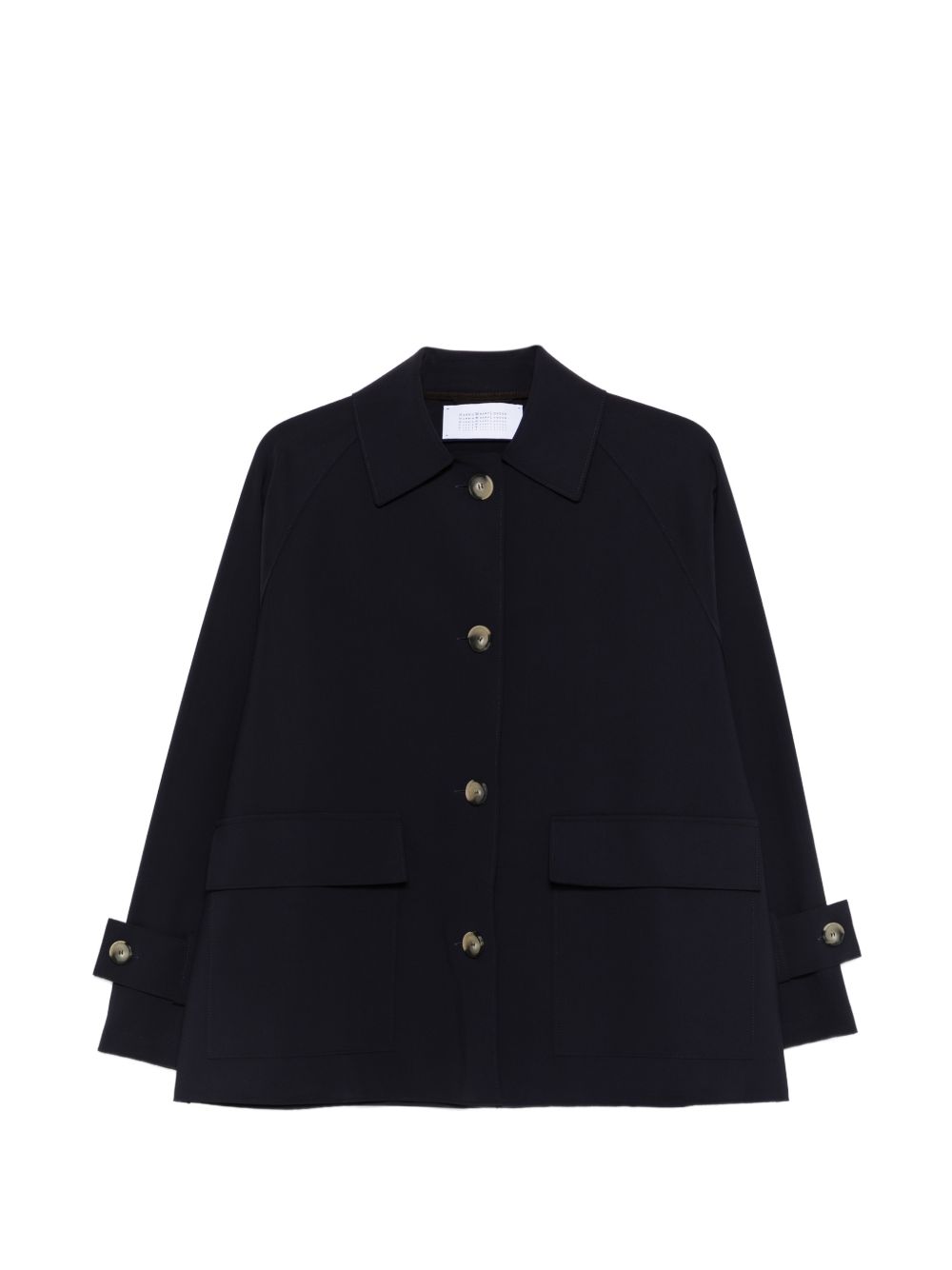 Harris Wharf London Coats - Blue and green | c7791cd6892e5d9f9e3c67a4ed1ab5b8f4a6b4fa