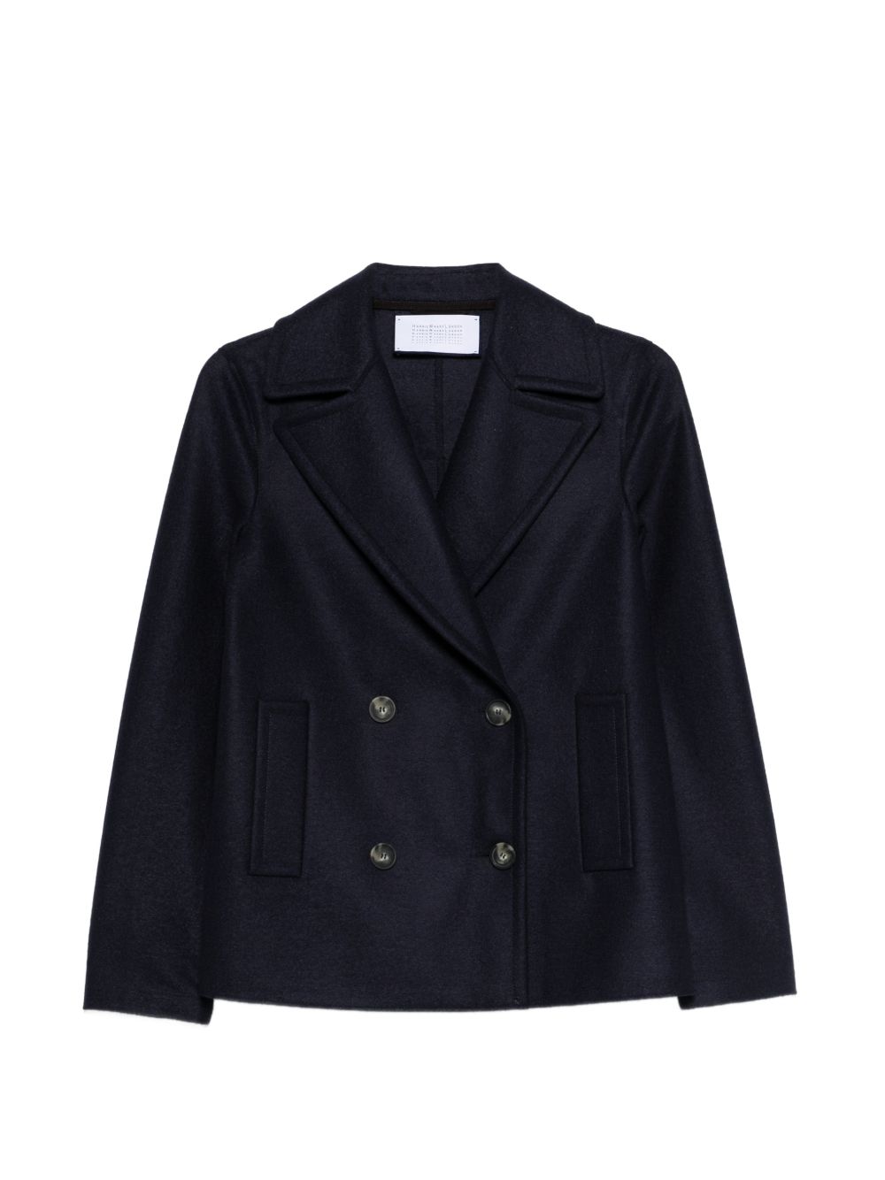 Harris Wharf London Coats - Blue and green | 553b7b015ad7a1a89a8fe40e9a726e09fb3177d3