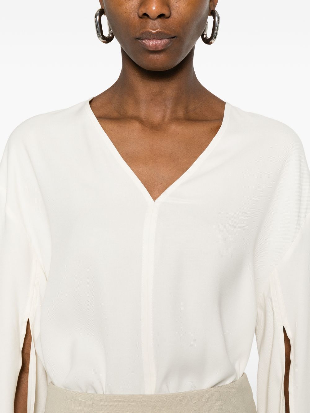 Toteme Main Sweaters - WHITE | 79623e893c02bb3e1f5eb677e10517d10a3a7dc9