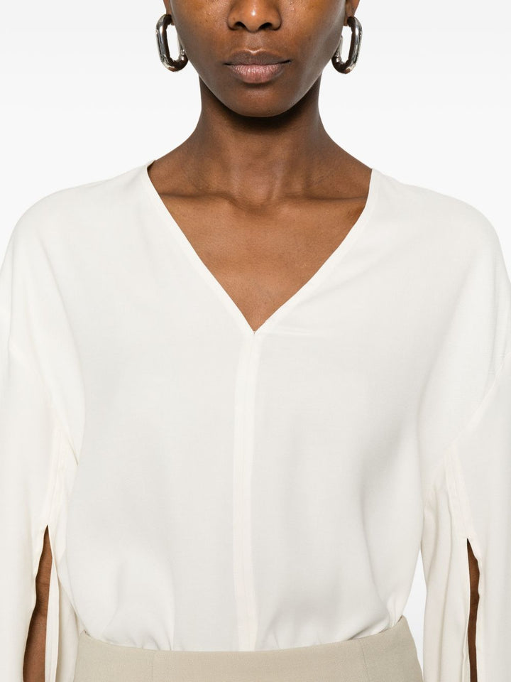 Toteme Main Sweaters - WHITE | 79623e893c02bb3e1f5eb677e10517d10a3a7dc9