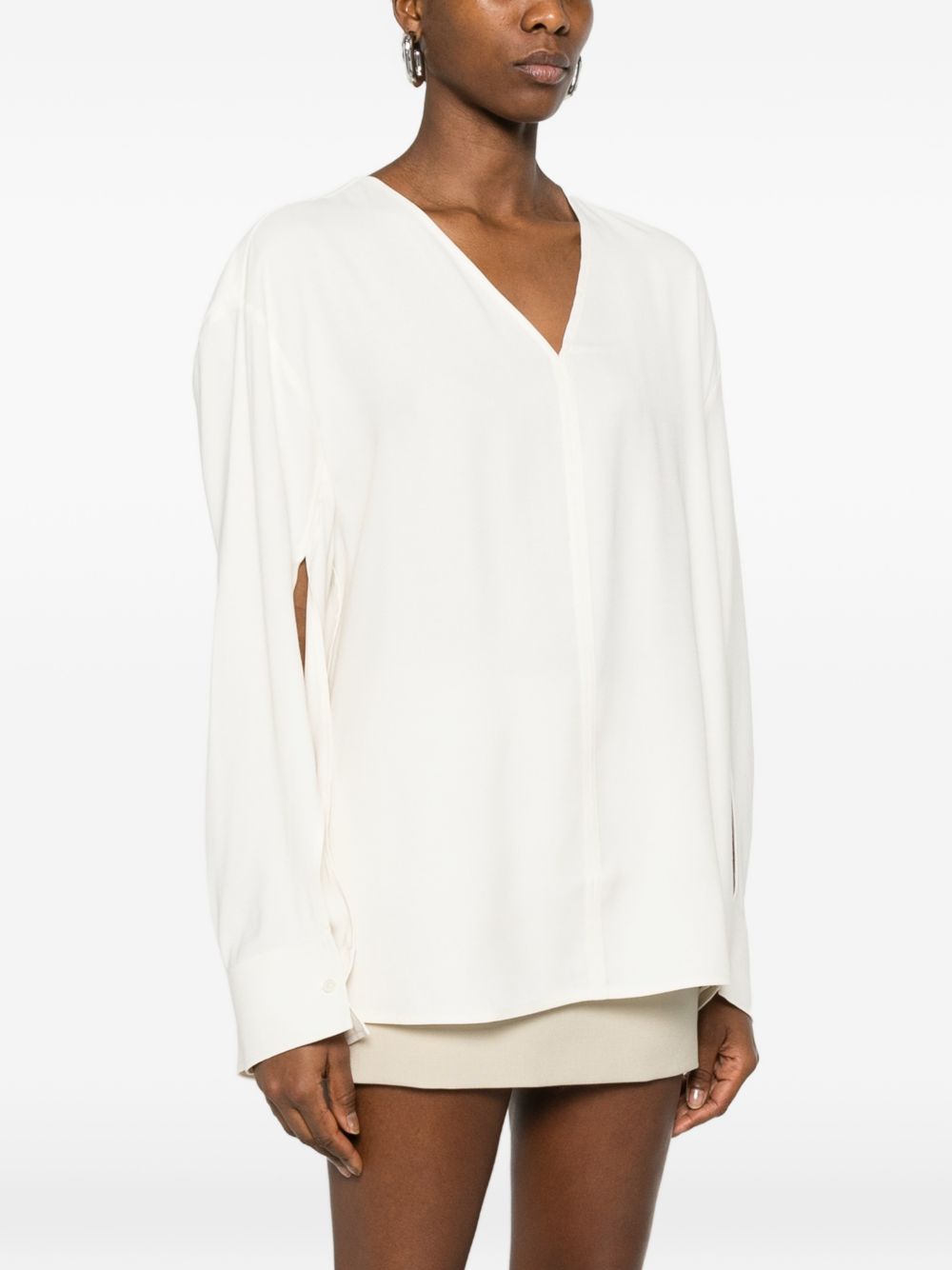 Toteme Main Sweaters - WHITE | fd58a8af959e02e29968c46a2341c49f0a14b054