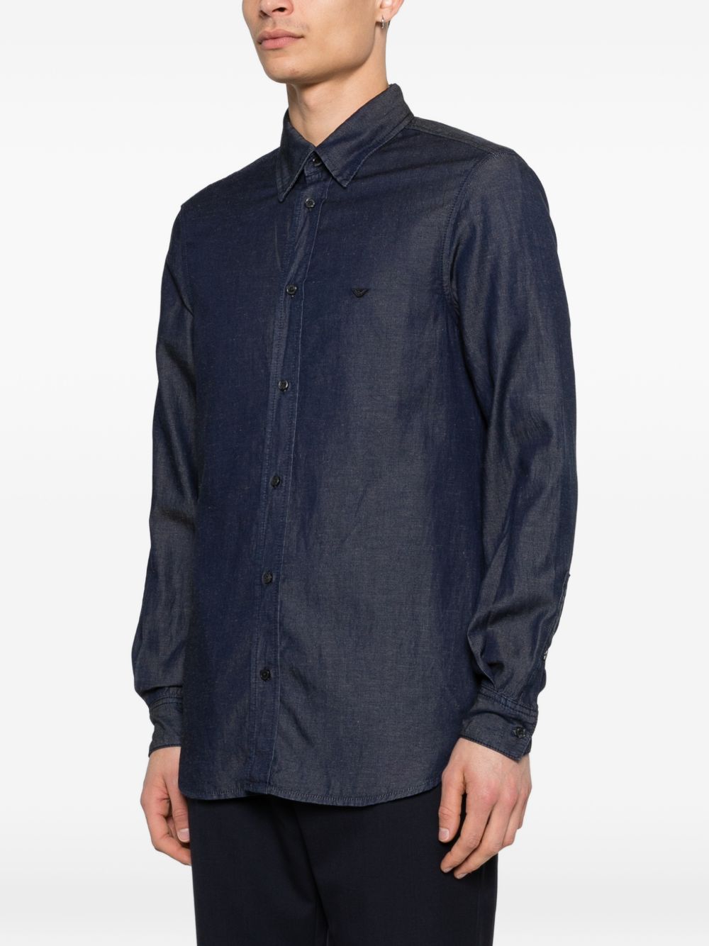 Emporio Armani Capsule Shirts - BLUE | 42db5128a827a96b2ba039955551bbfa9870db9d