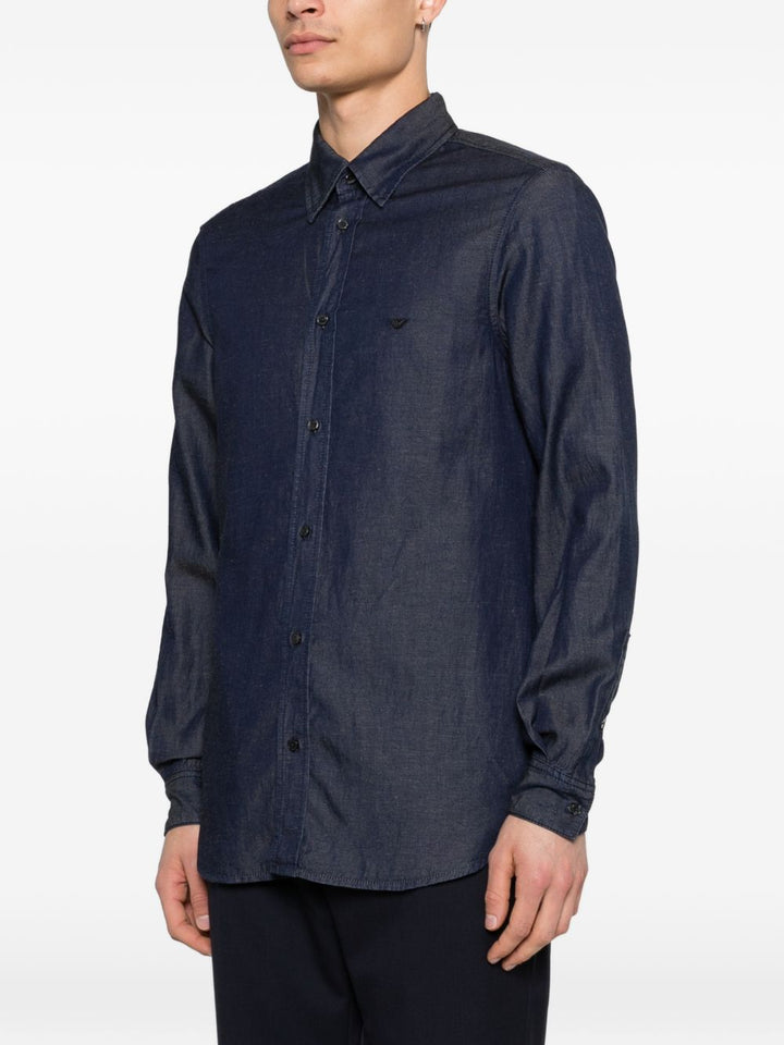 Emporio Armani Capsule Shirts - BLUE | 42db5128a827a96b2ba039955551bbfa9870db9d