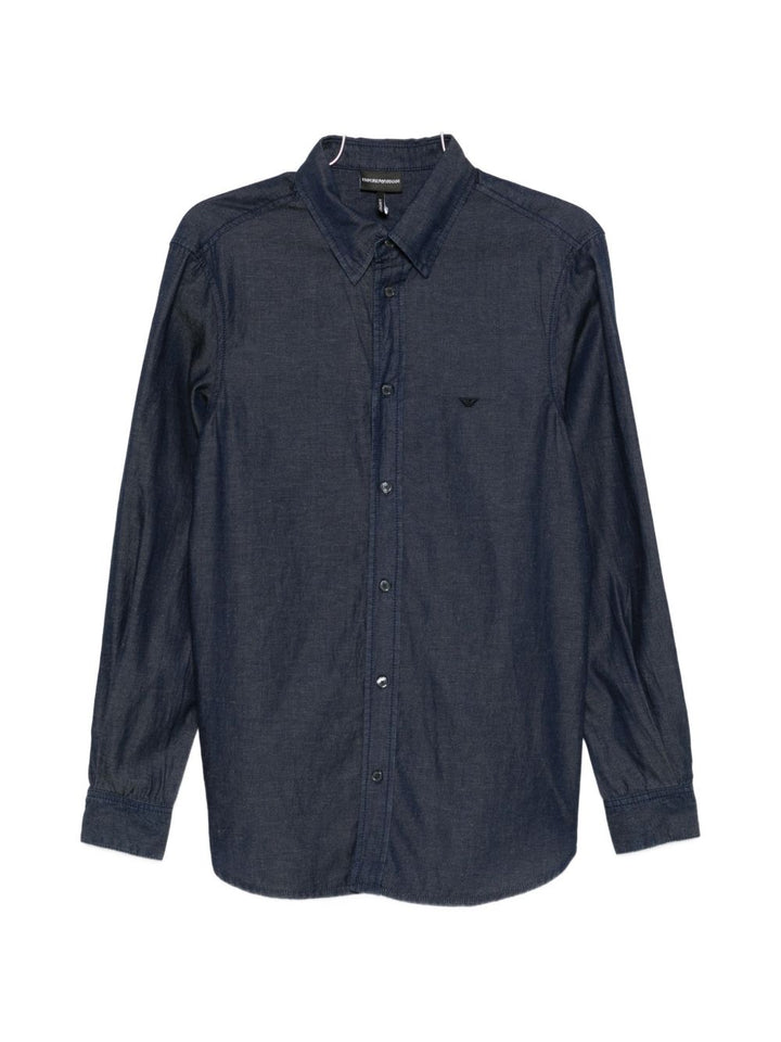 Emporio Armani Capsule Shirts - BLUE | c96a1319b02c56363d2e3d45d1ddf92214b324b9