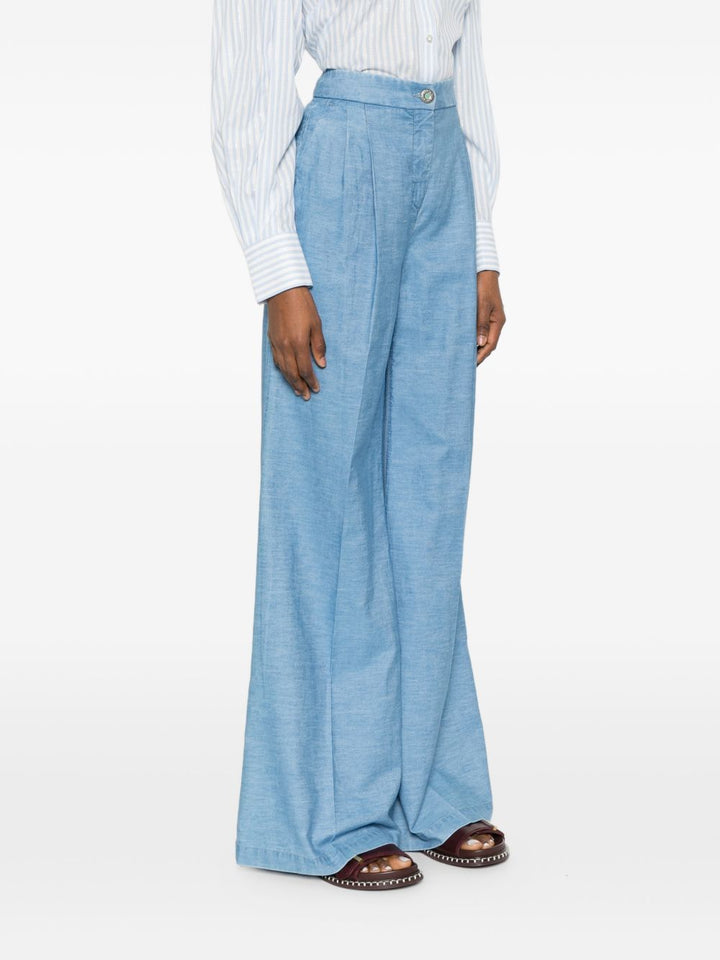 Via Masini 80 Trousers - BLUE | 9f145b6a59840b404401e2ae7ae708733d629197
